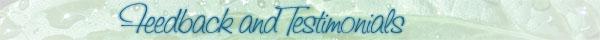 Feedback and Testimonials